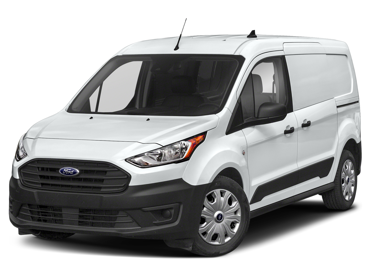2021 Ford Transit Connect XL in Frozen White — front three-quarter view