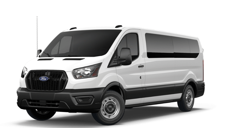 2026 Ford Transit-350 XL in Oxford White — front three-quarter view