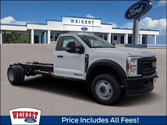 2026 Ford F-450SD XL DRW in Oxford White — front three-quarter view