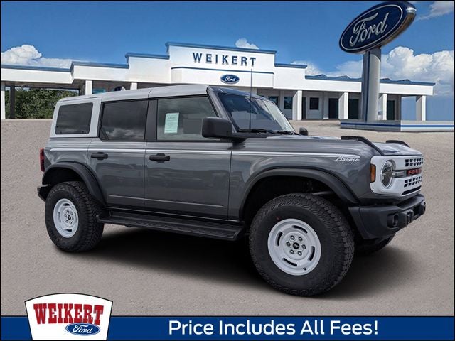 2026 Ford Bronco Heritage Edition in Carbonized Gray Metallic — front three-quarter view