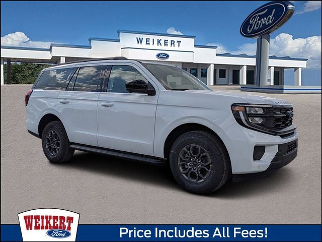 2025 Ford Expedition Active in Oxford White — front three-quarter view