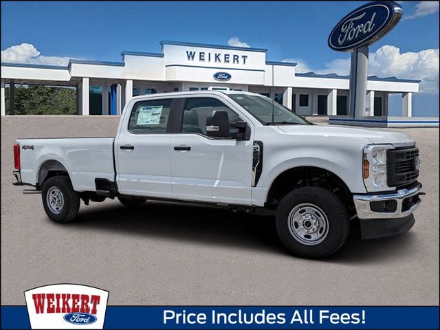 2026 Ford F-250SD XL in Oxford White — front three-quarter view