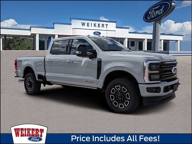2026 Ford F-250SD Platinum in Avalanche — front three-quarter view