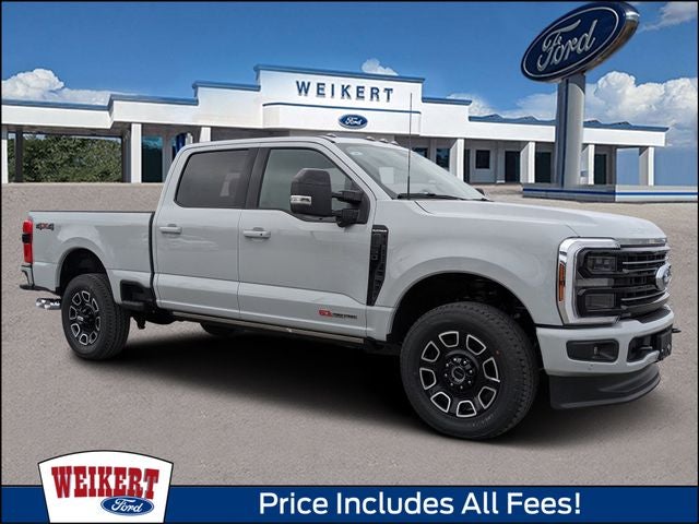 2026 Ford F-250SD Platinum in Avalanche — front three-quarter view
