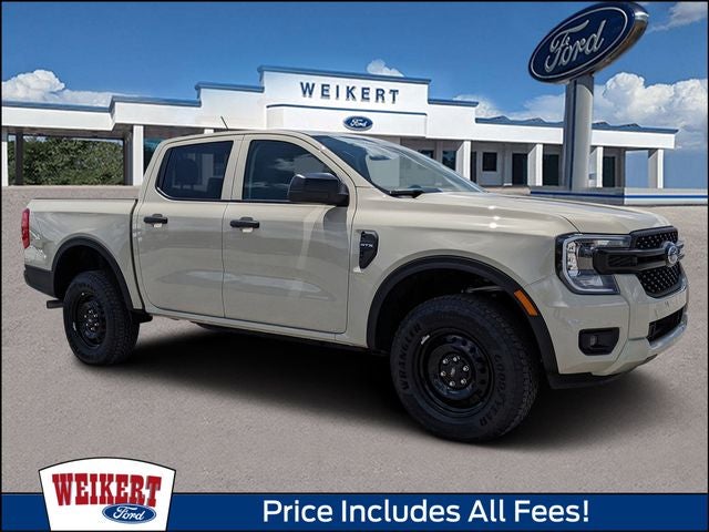 2026 Ford Ranger XL in Desert Sand — front three-quarter view