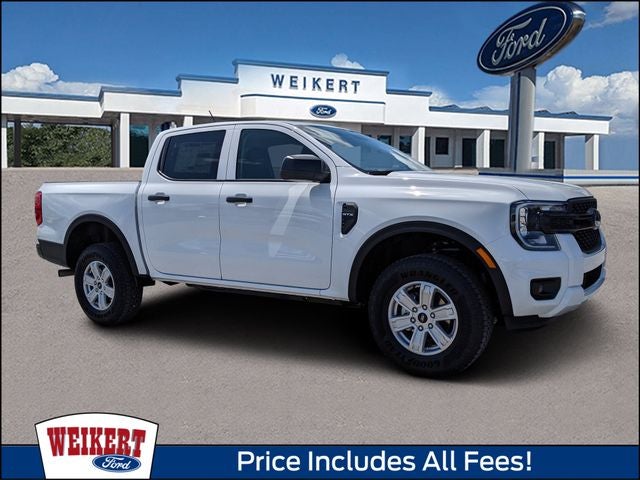 2026 Ford Ranger XL in Oxford White — front three-quarter view