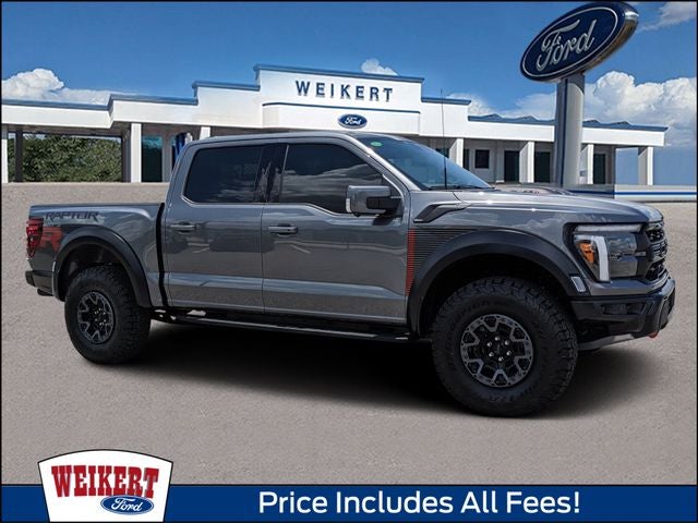 2026 Ford F-150 Raptor R in Gray Metallic — front three-quarter view