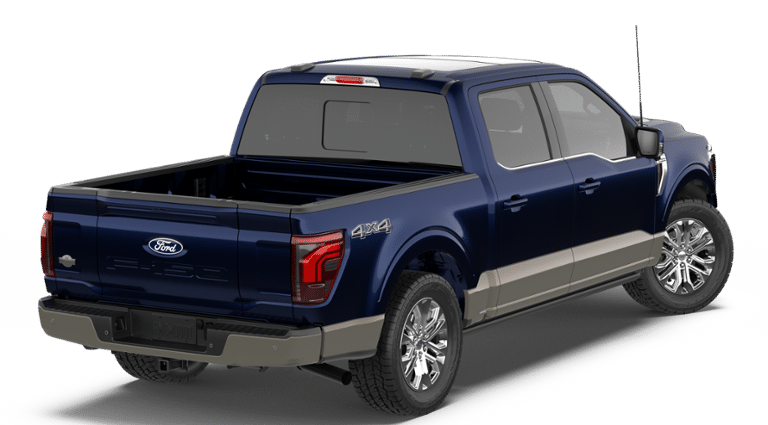 2026 Ford F-150 — rear three-quarter view