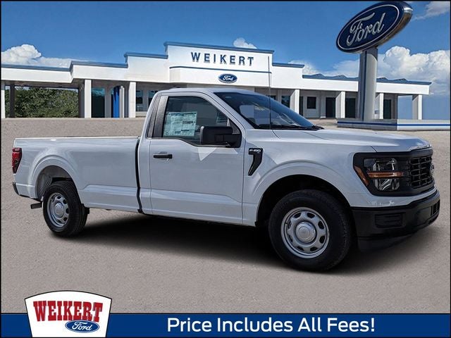 2026 Ford F-150 XL in Oxford White — front three-quarter view