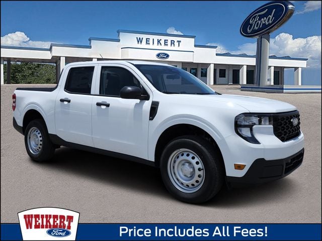 2026 Ford Maverick XL in Oxford White — front three-quarter view