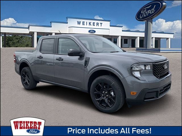 2025 Ford Maverick XLT in Carbonized Gray Metallic — front three-quarter view