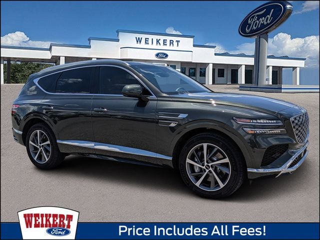 2026 Genesis GV80 2.5T Advanced in Storr Green — front three-quarter view